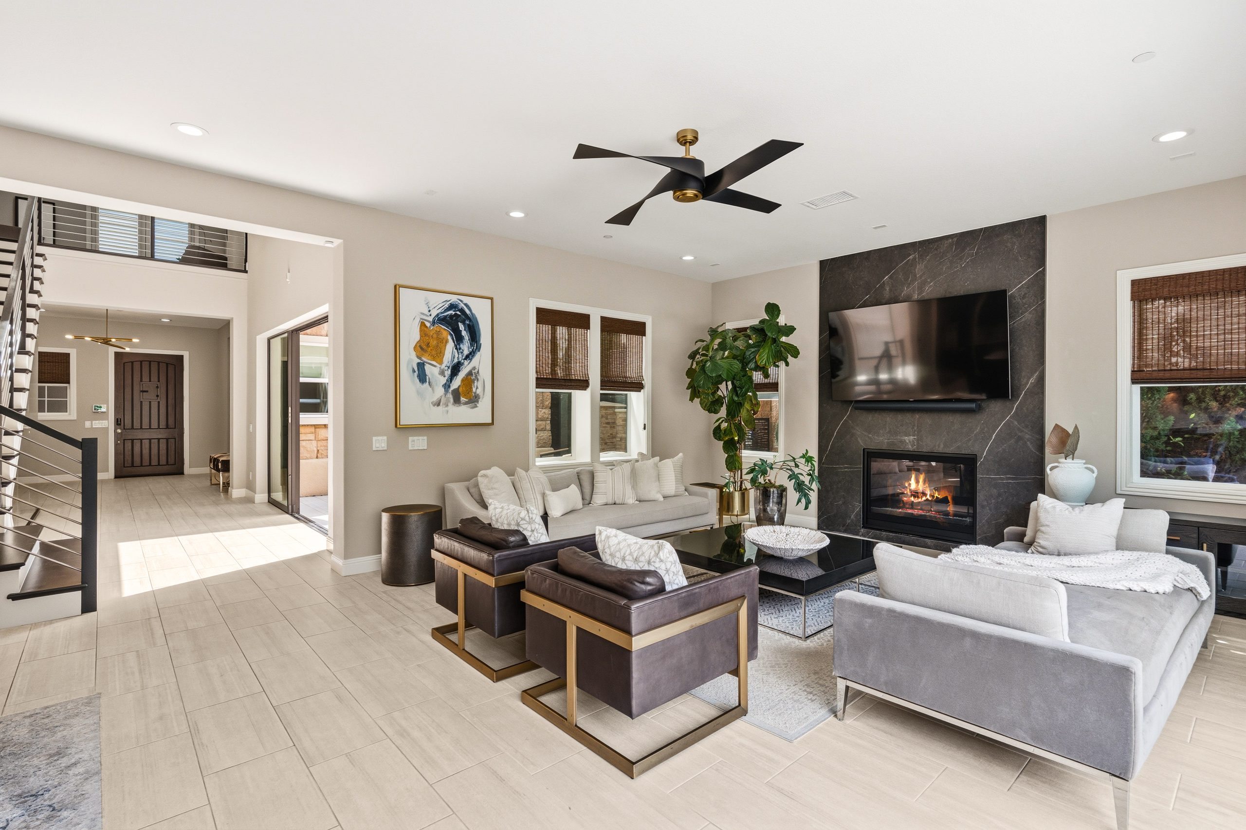 Great Room, single shot HDR