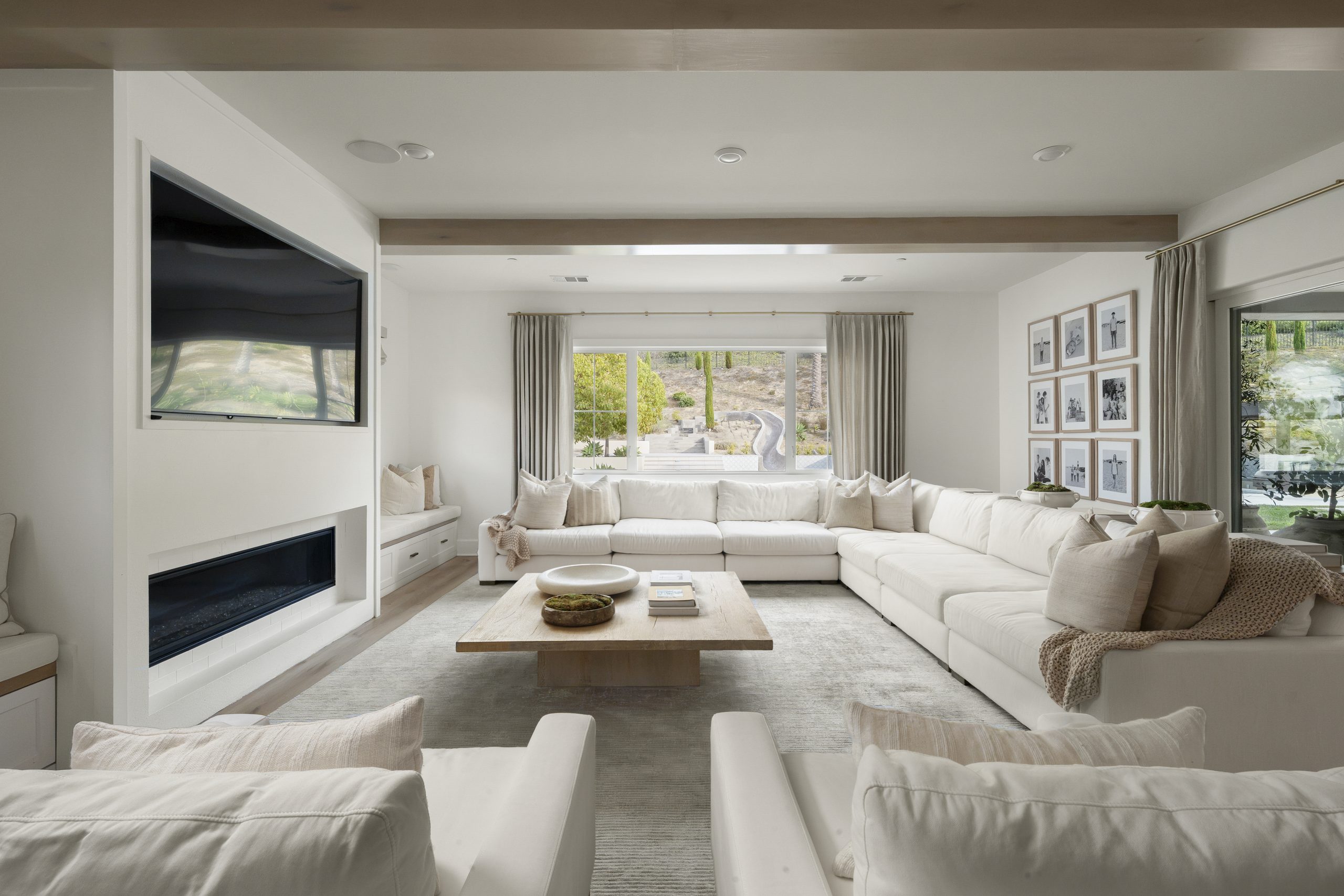 Family Room, flash composite