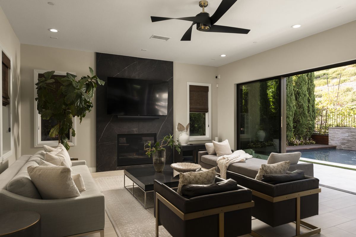 Modern hillside