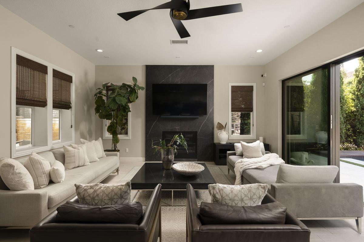 Modern hillside