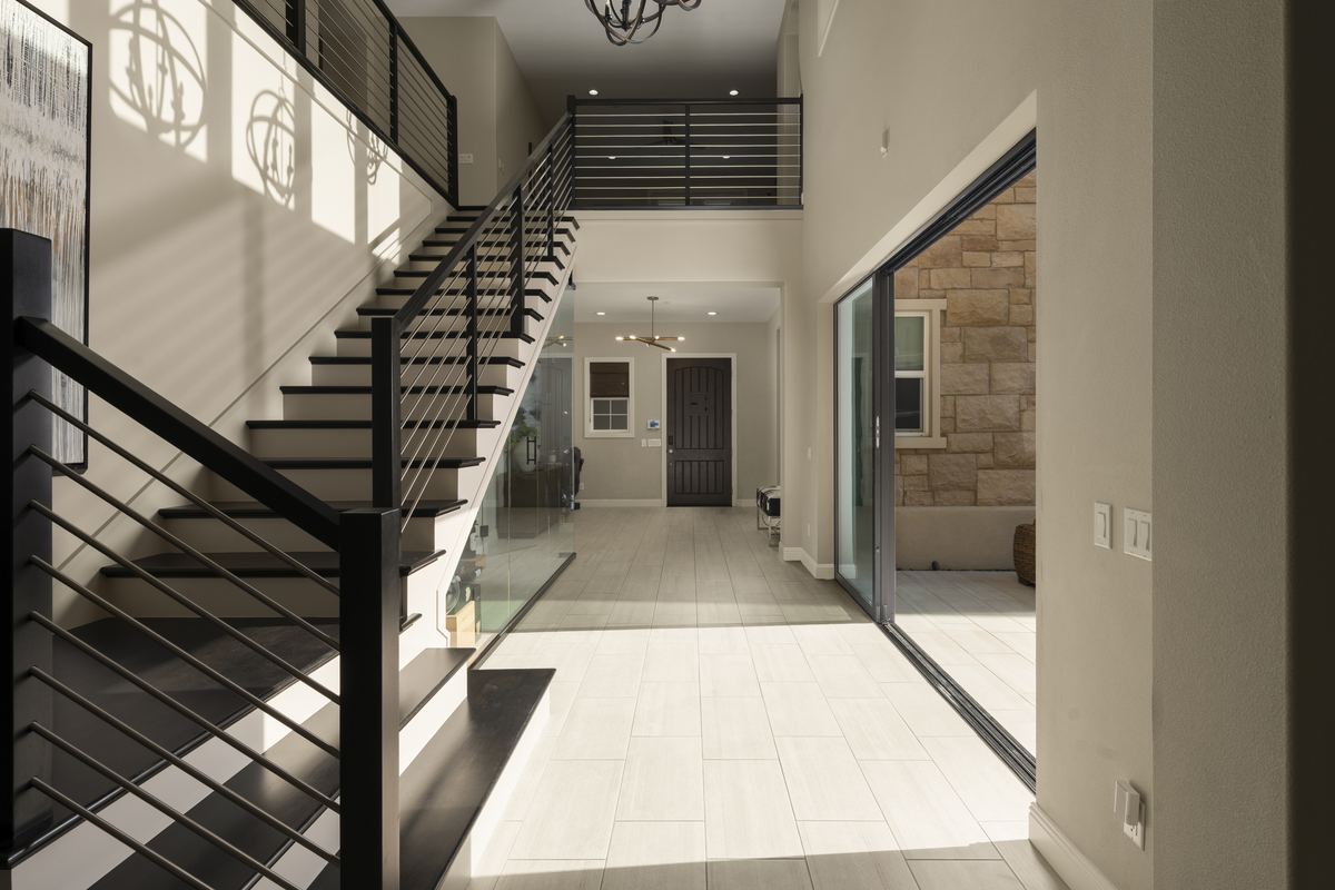 Modern hillside