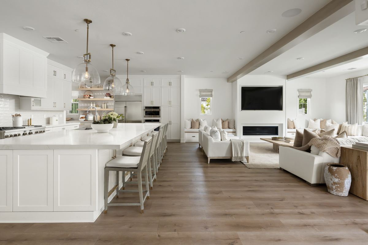 Kitchen and Family Room